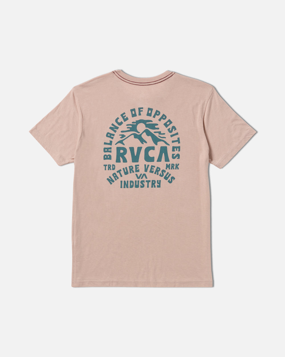 RVCA Ridge Short Sleeve Tee - Pale Mauve