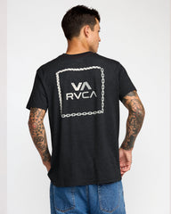 Bonded Short Sleeve Tee - Black