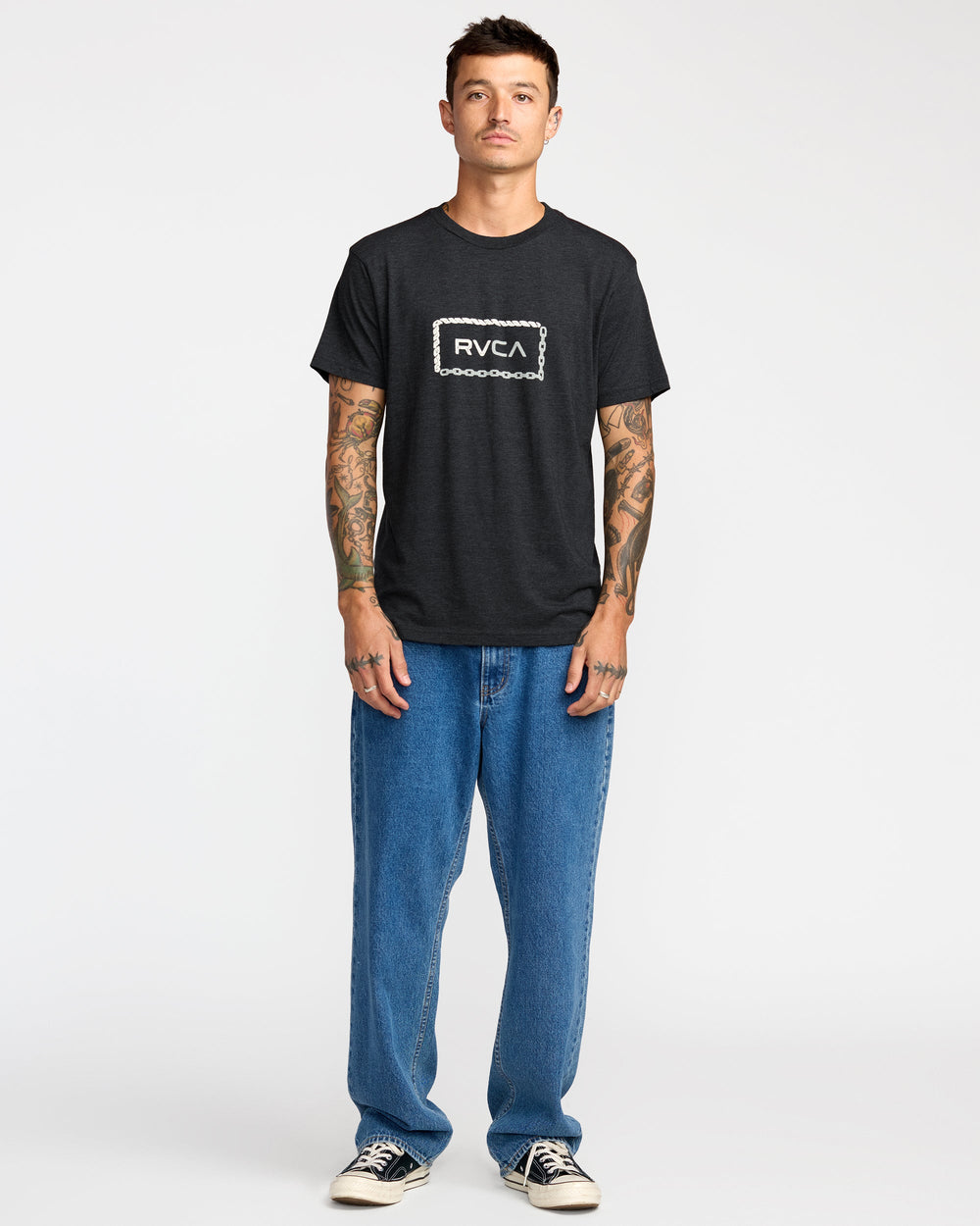 Bonded Short Sleeve Tee - Black