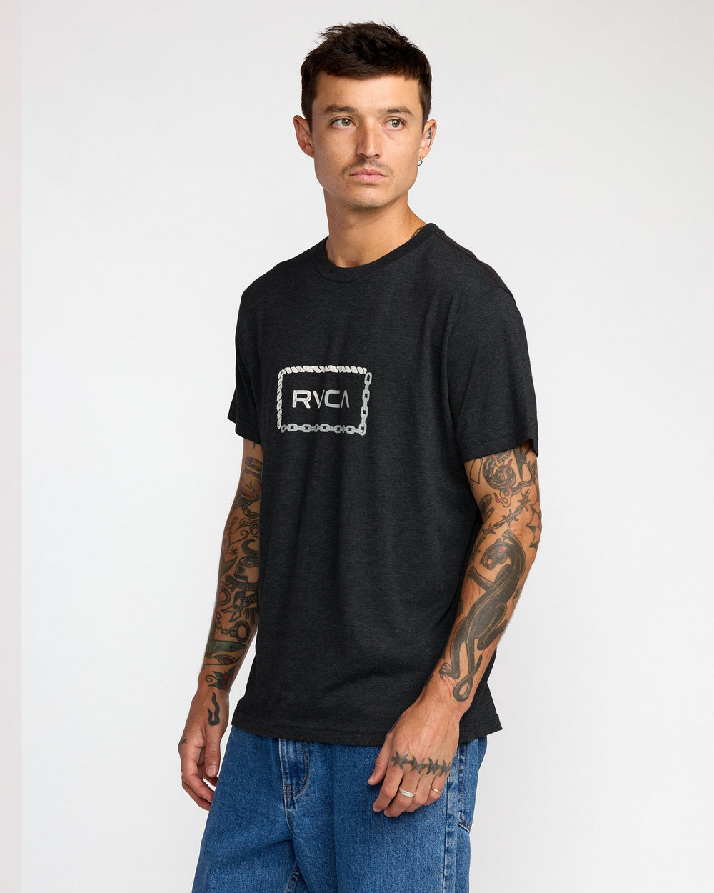 Bonded Short Sleeve Tee - Black