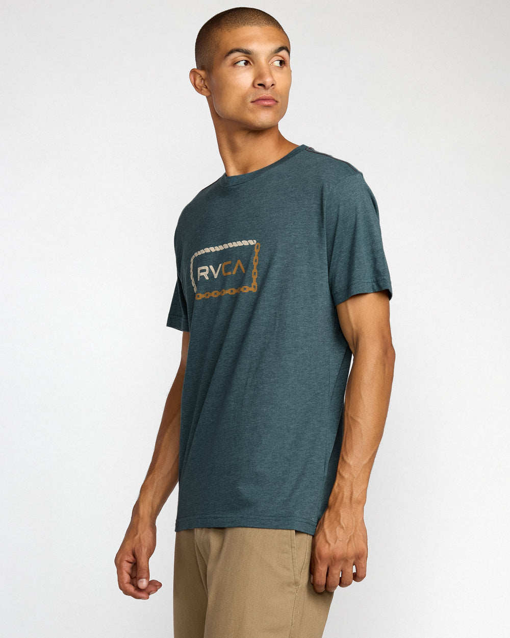 Bonded Short Sleeve Tee - Duck Blue
