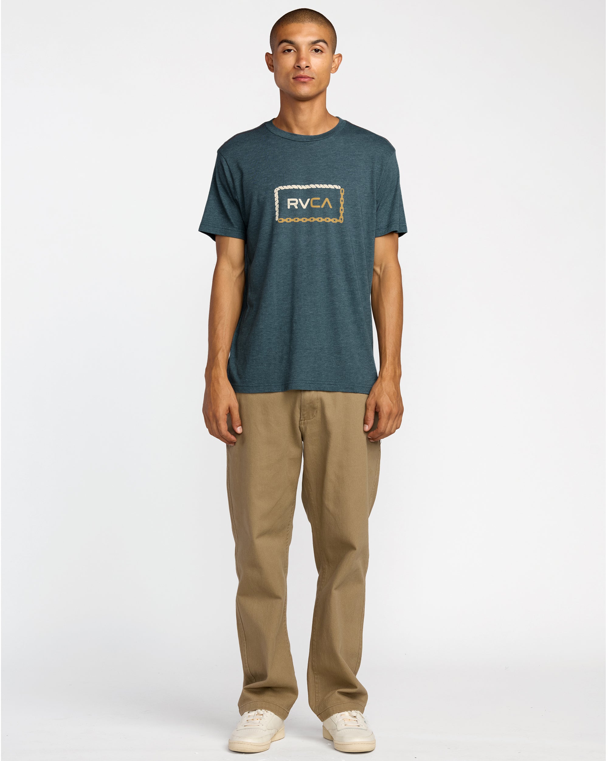 Bonded Short Sleeve Tee - Duck Blue