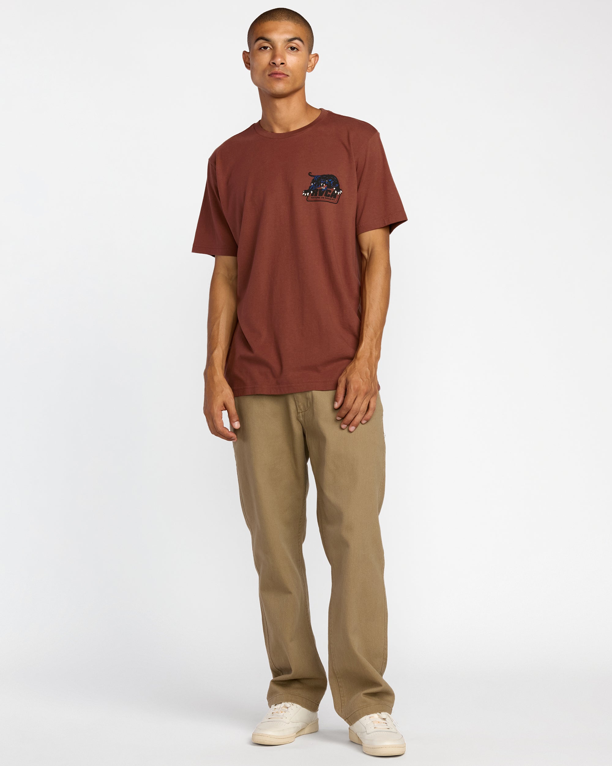 Penstation Short Sleeve Tee - Red Earth