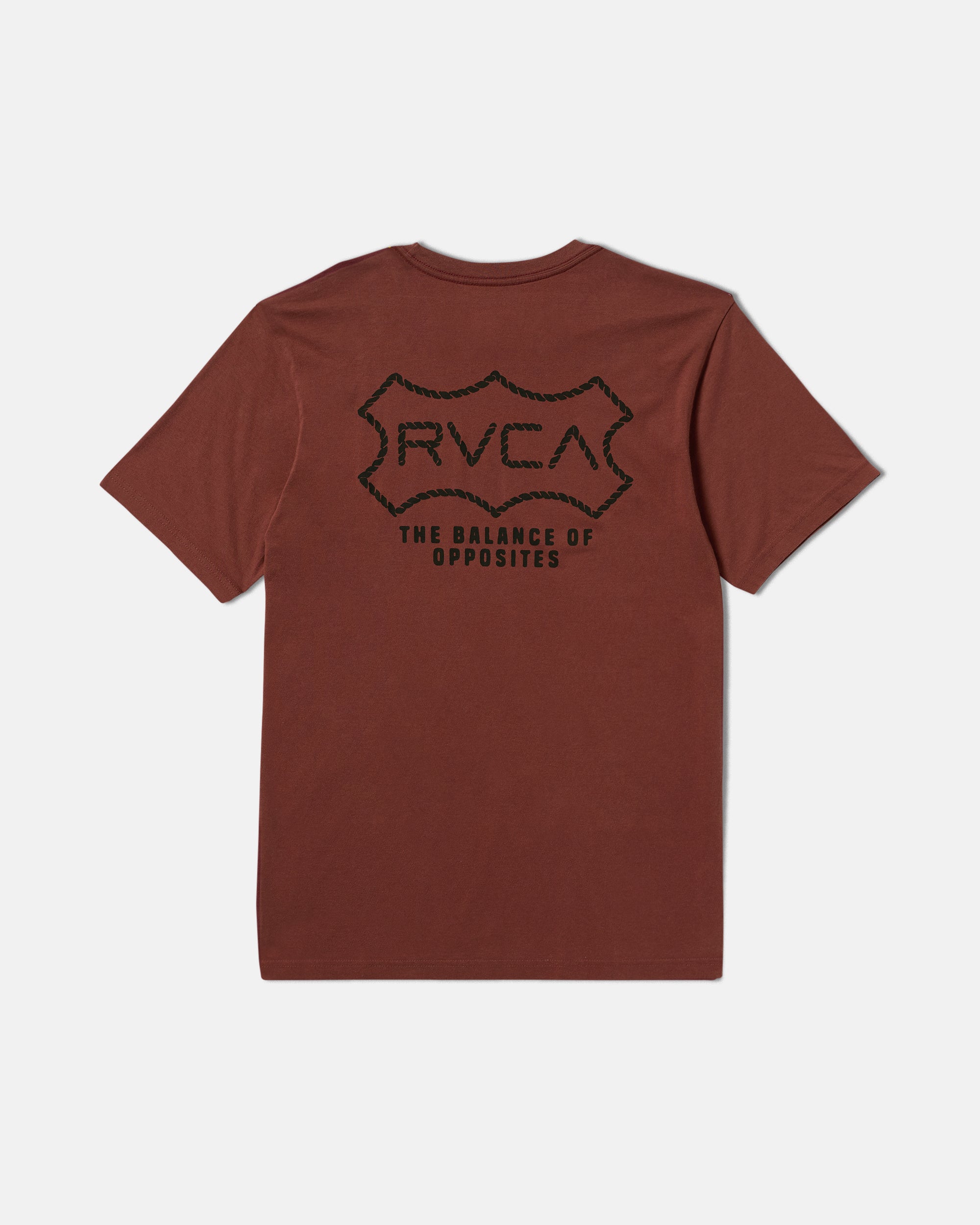 Genuine RVCA Short Sleeve Tee - Red Earth