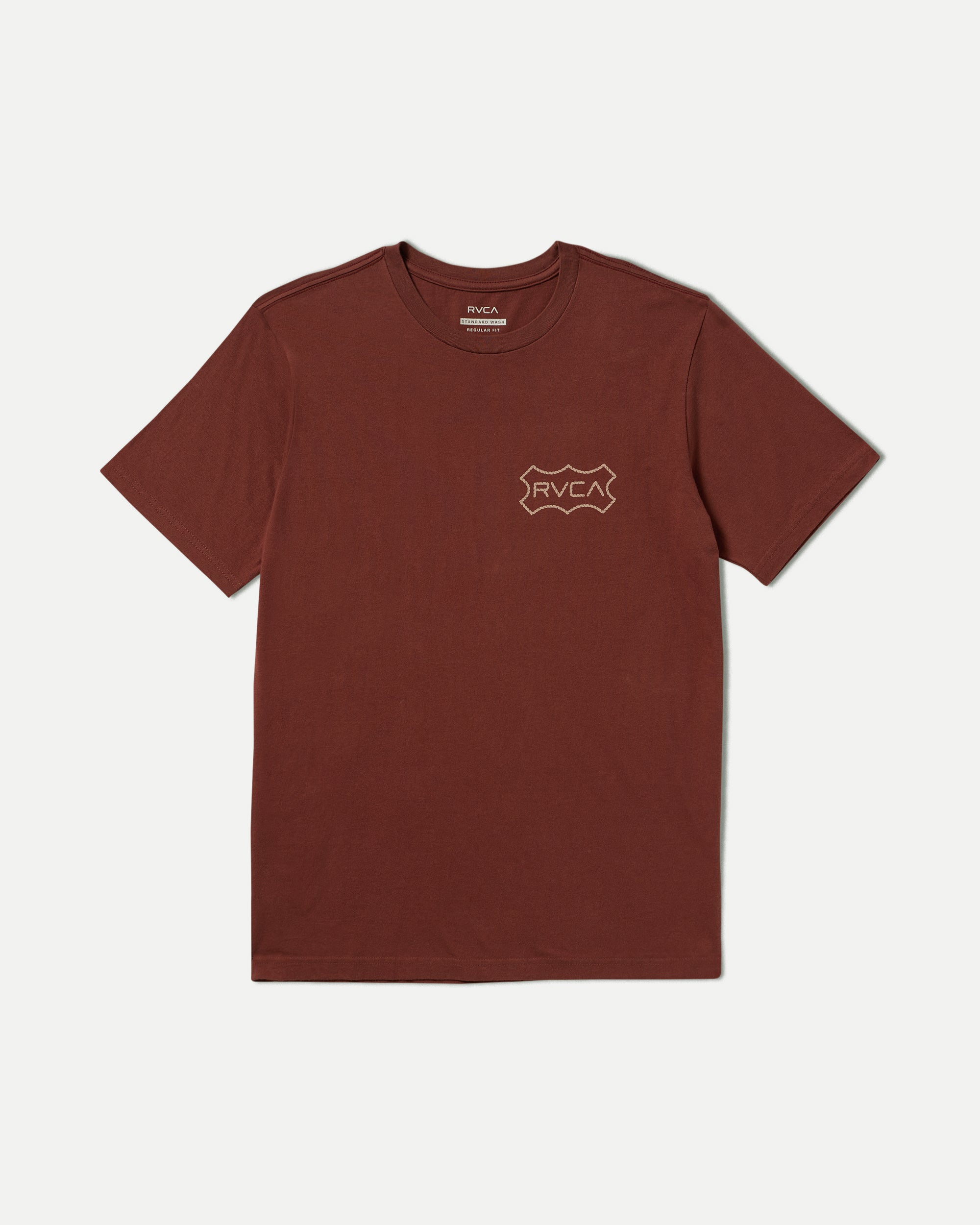 Genuine RVCA Short Sleeve Tee - Red Earth
