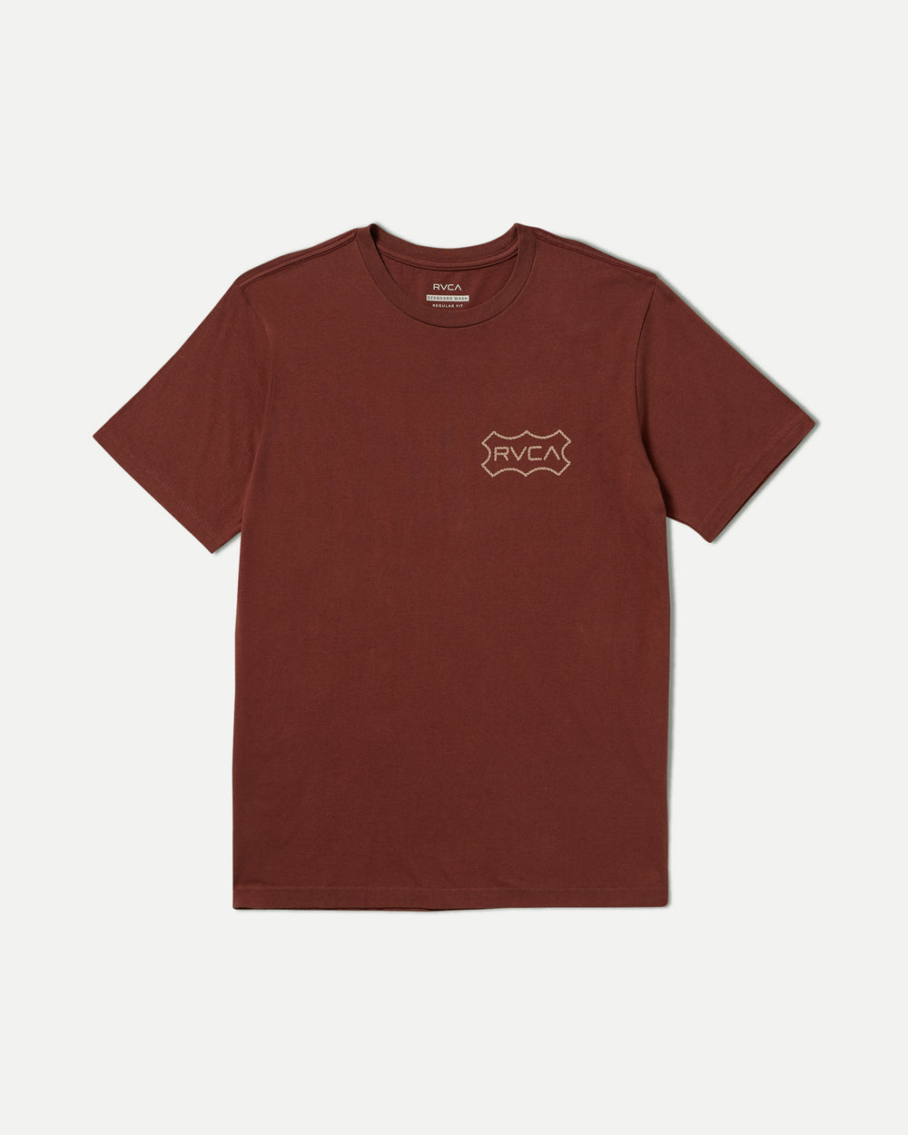 Genuine RVCA Short Sleeve Tee - Red Earth