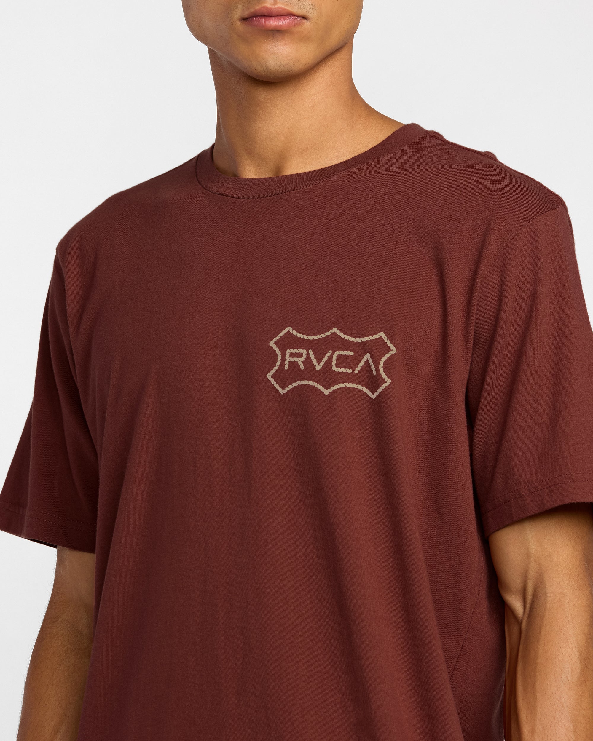 Genuine RVCA Short Sleeve Tee - Red Earth