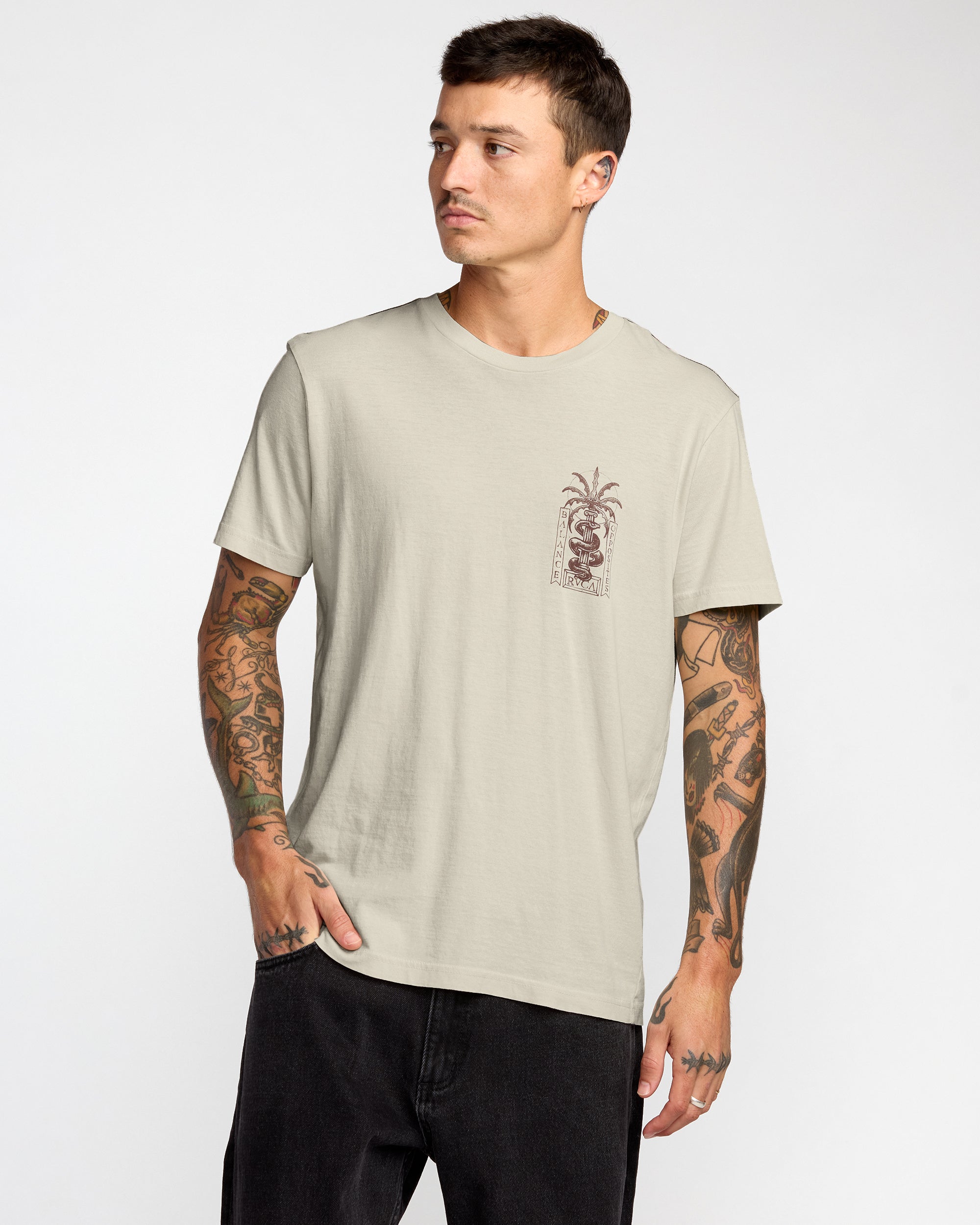 Serpent Short Sleeve Tee - Ceramic
