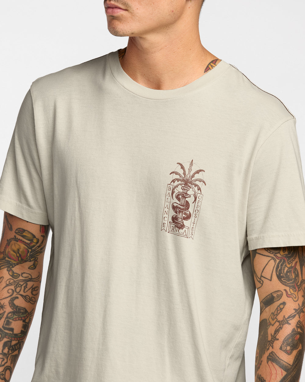 Serpent Short Sleeve Tee - Ceramic