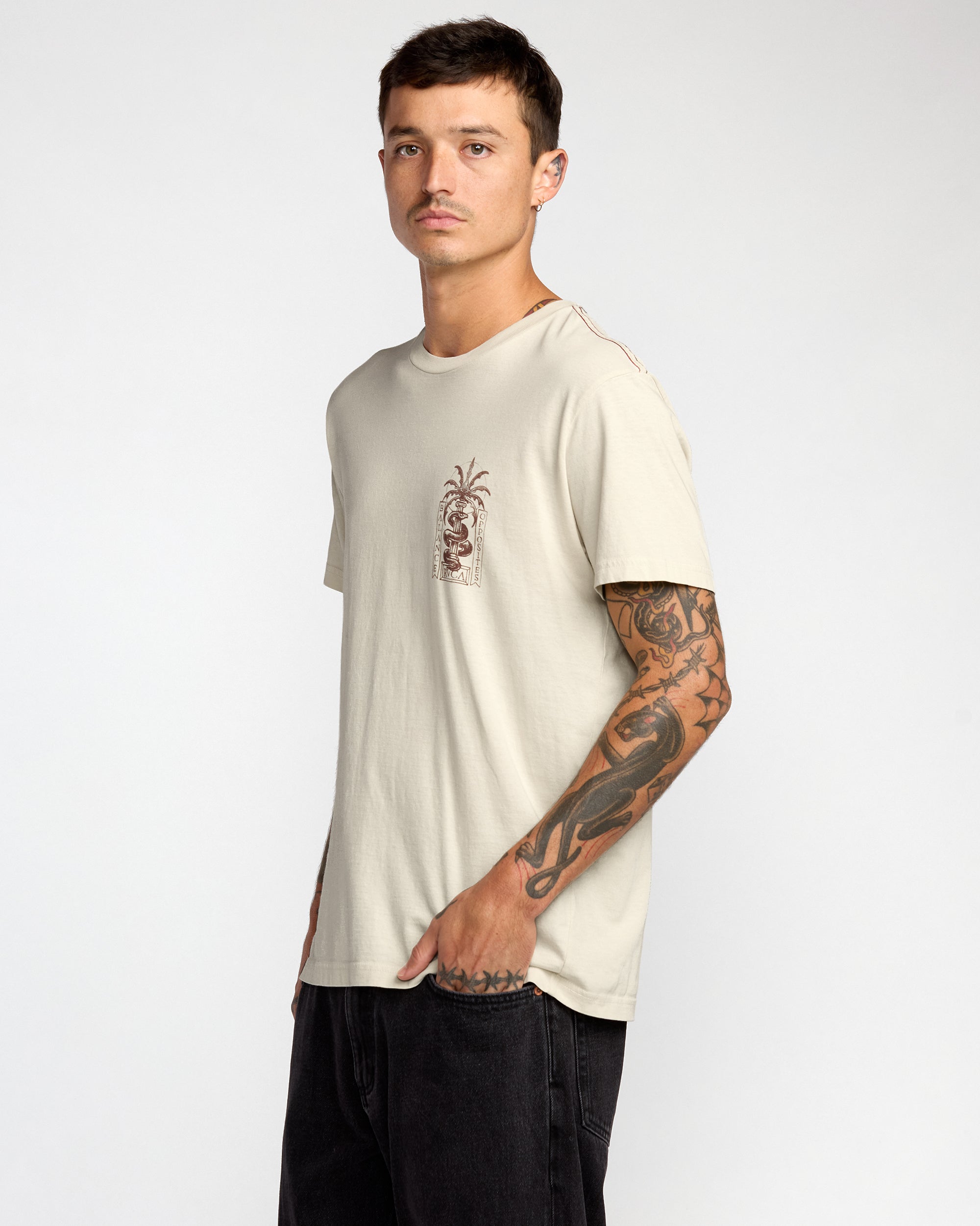 Serpent Short Sleeve Tee - Ceramic