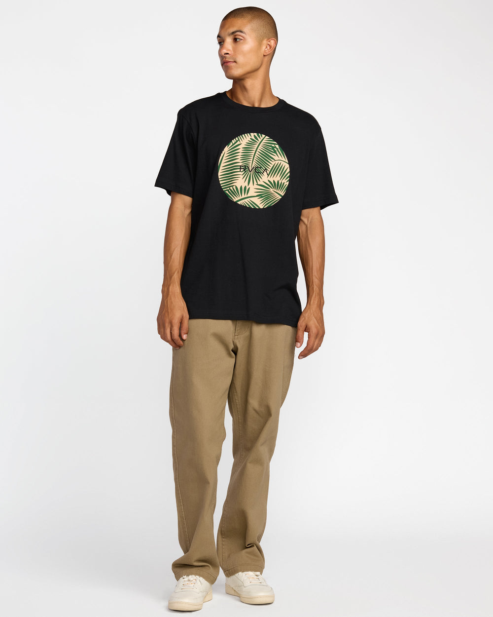 Motors Short Sleeve Tee - Black Palms