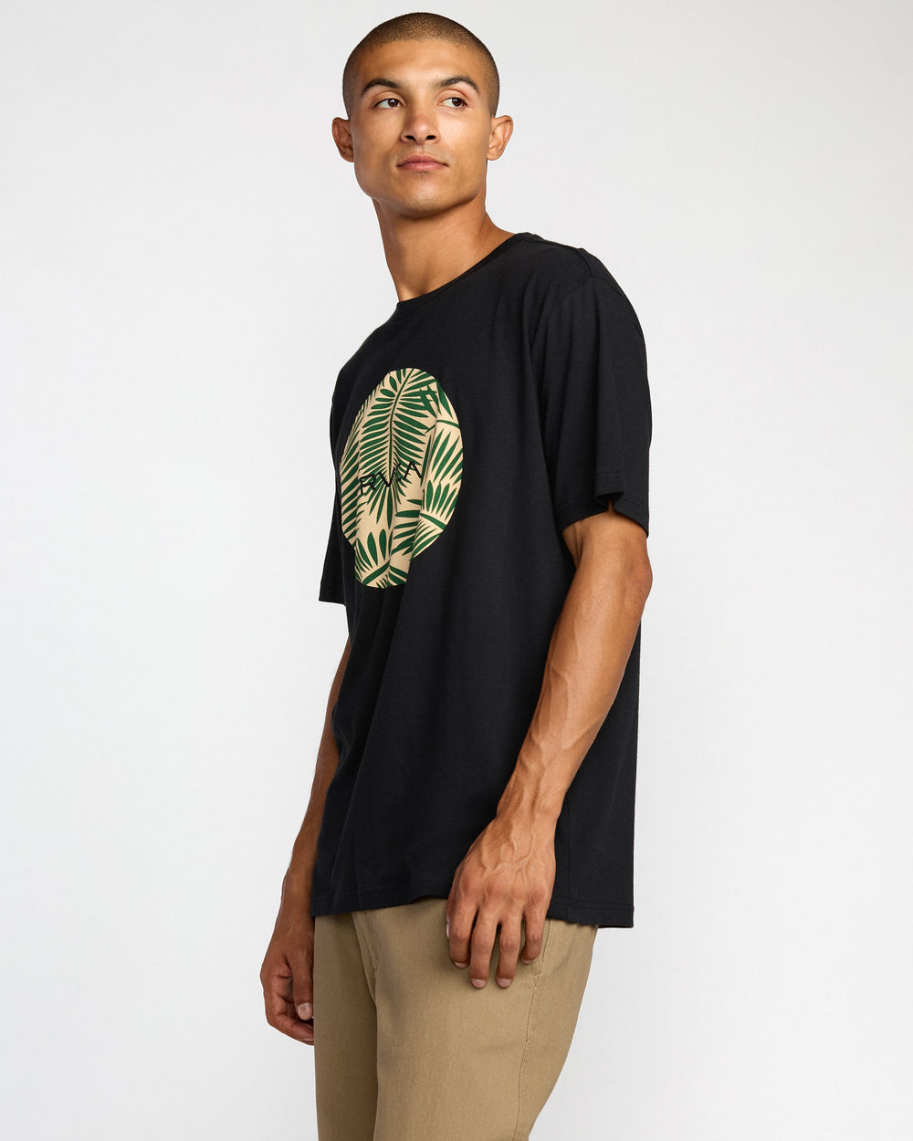 Motors Short Sleeve Tee - Black Palms