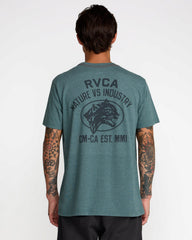 Sky Cat Short Sleeve Tee - Balsam Green