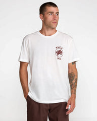 Sky Cat Short Sleeve Tee - Antique White