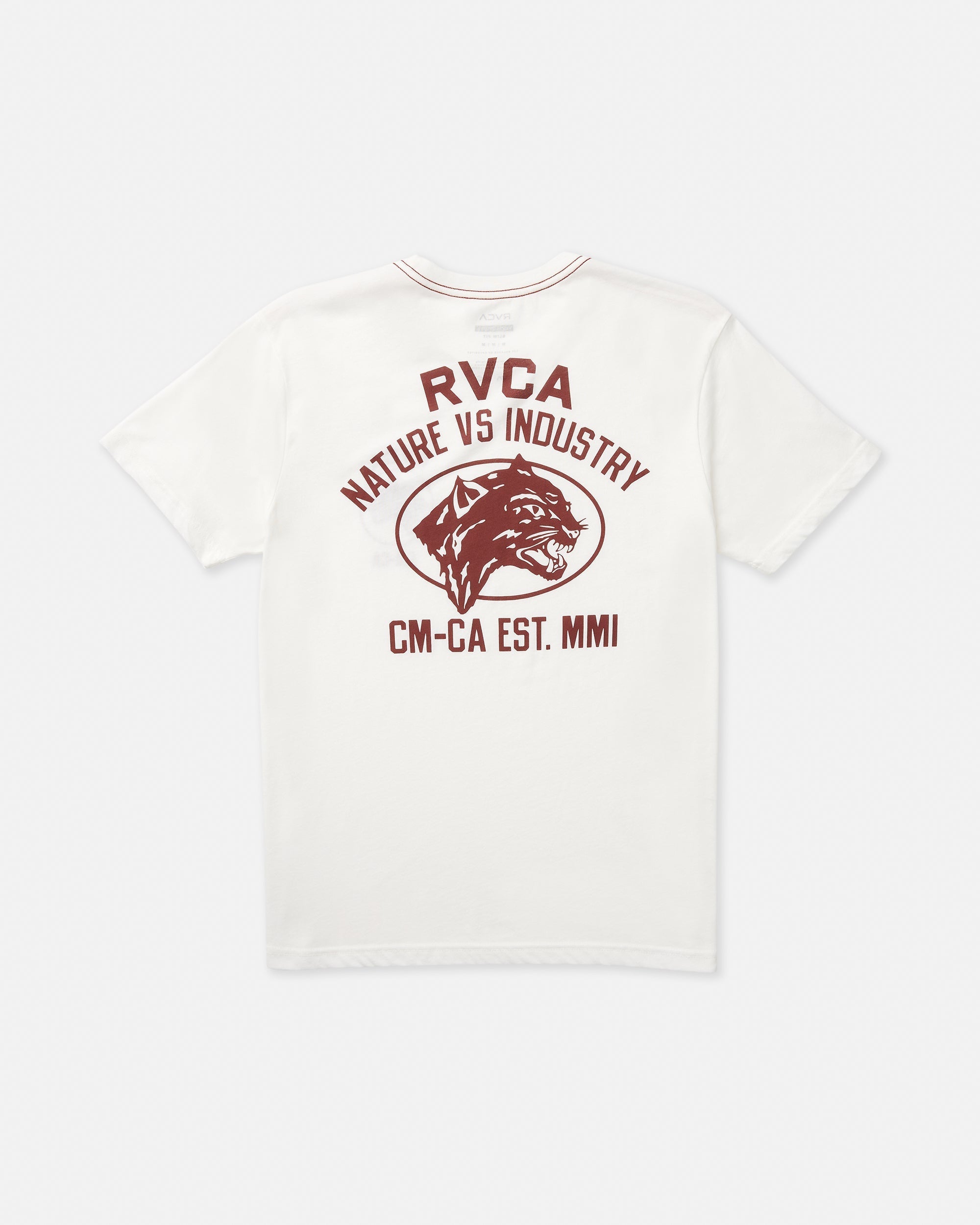Sky Cat Short Sleeve Tee - Antique White