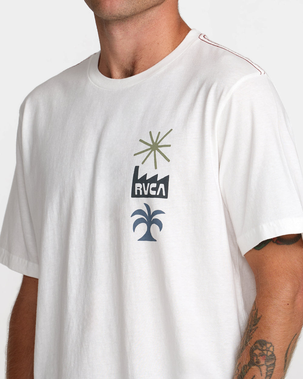 Mirage Short Sleeve Tee - Antique White