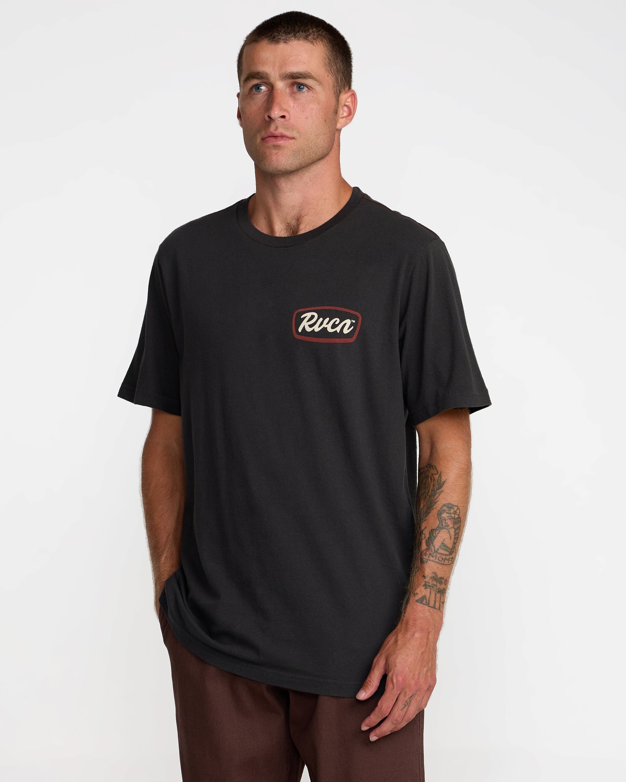Sign Post Short Sleeve Tee - Pirate Black
