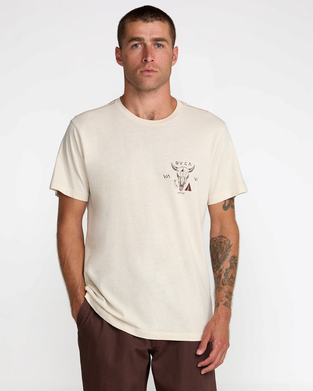 Matus Bison Short Sleeve Tee - Ceramic