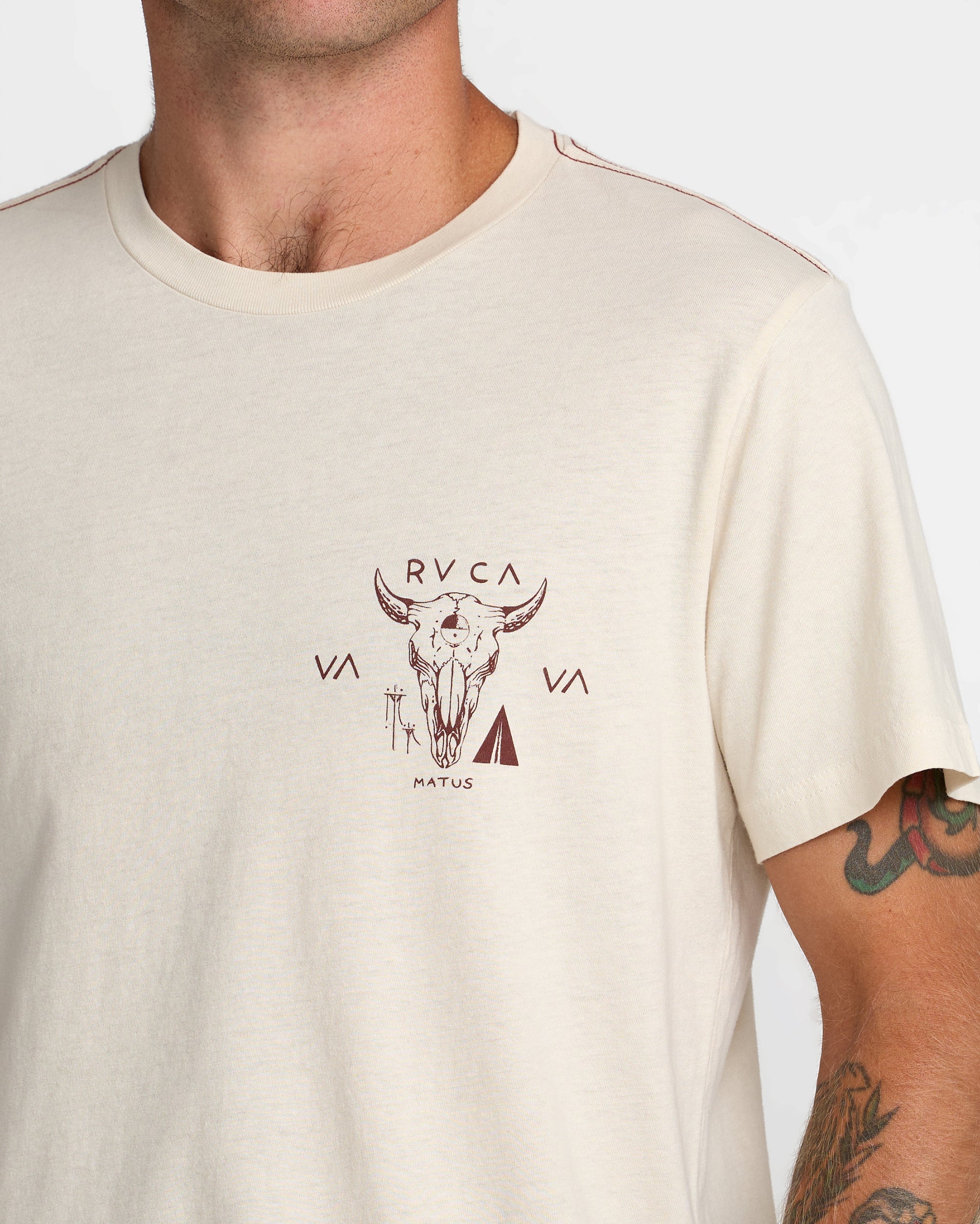 Matus Bison Short Sleeve Tee - Ceramic