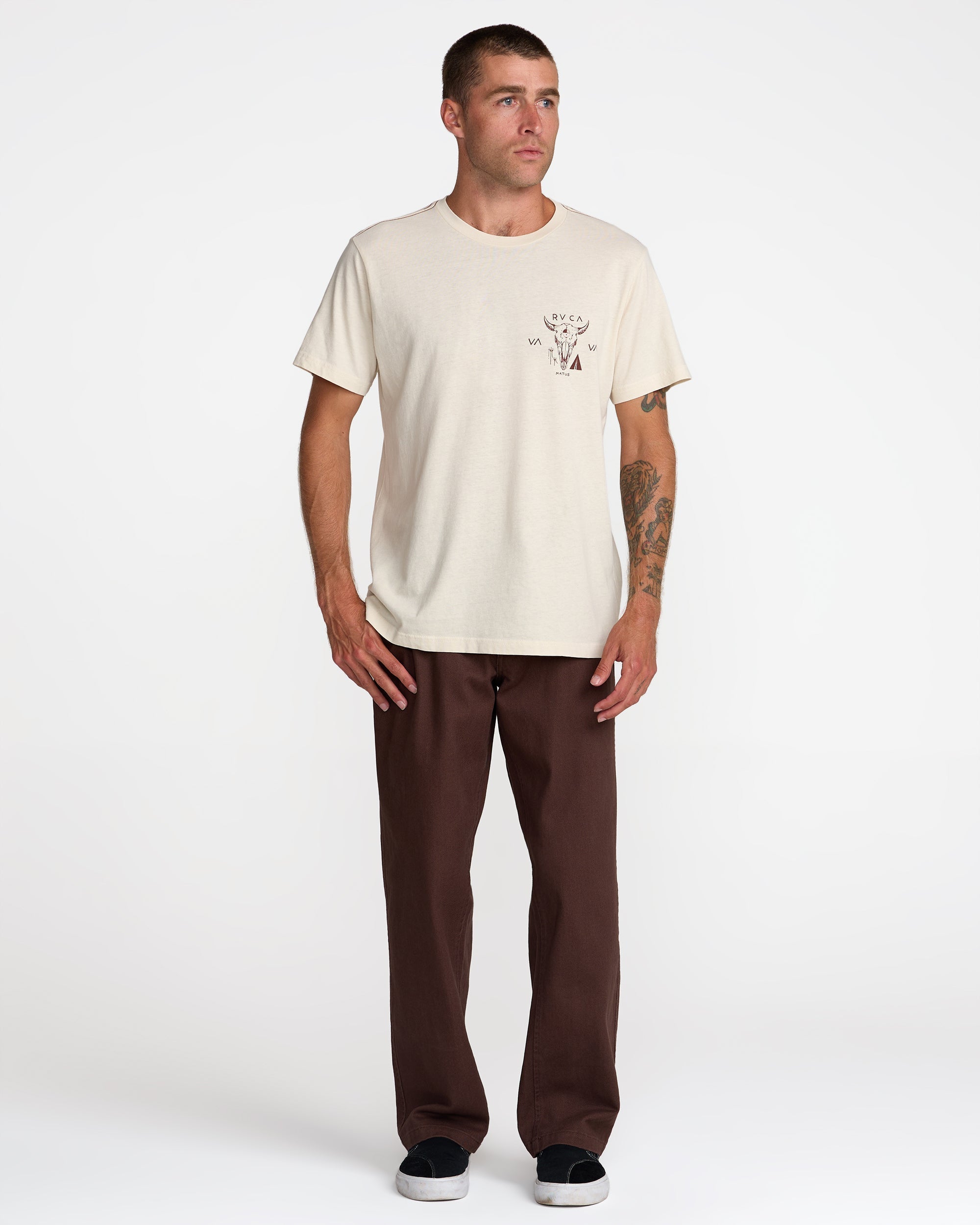 Matus Bison Short Sleeve Tee - Ceramic