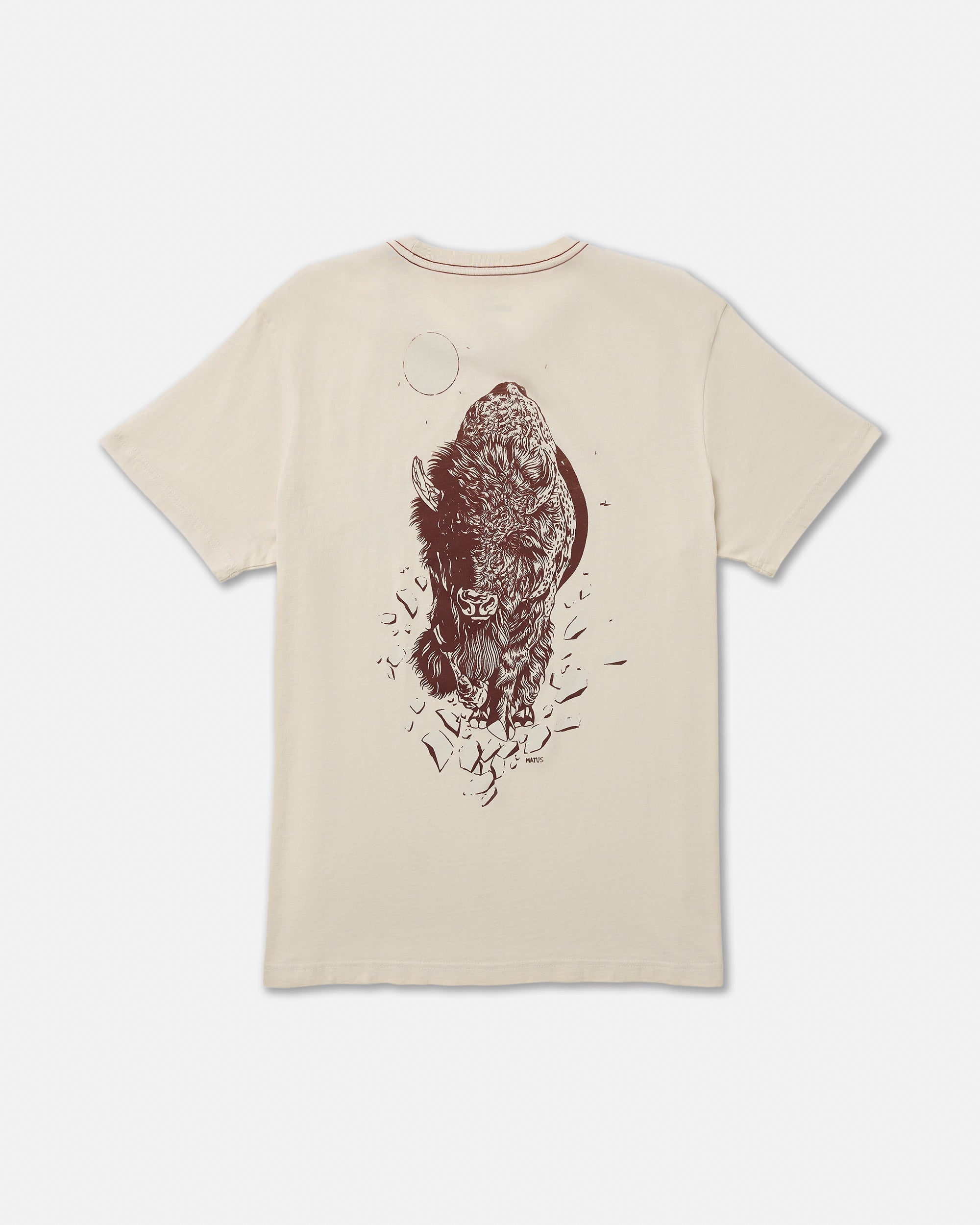 Matus Bison Short Sleeve Tee - Ceramic