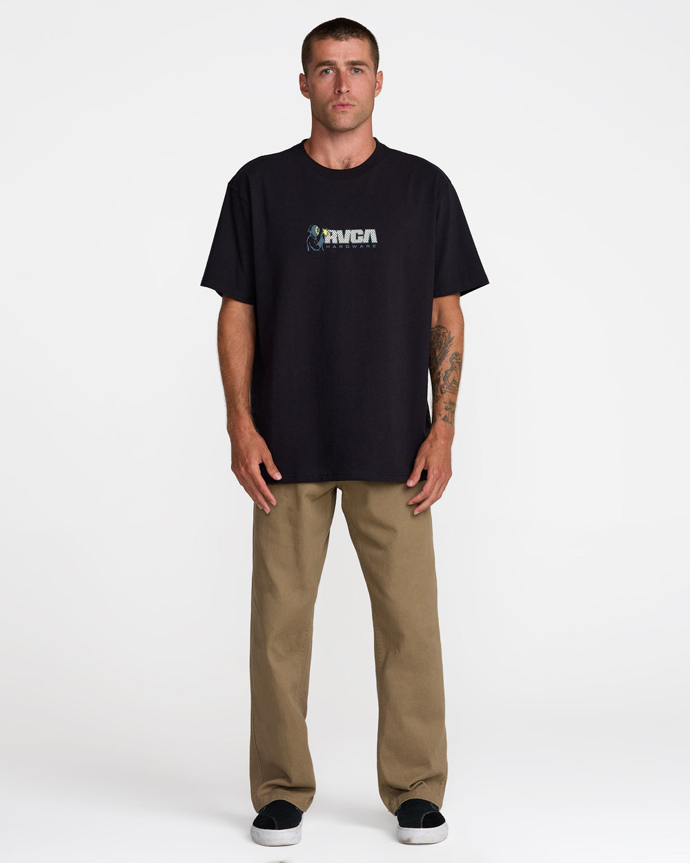 RVCA Hardware Short Sleeve Tee - Black