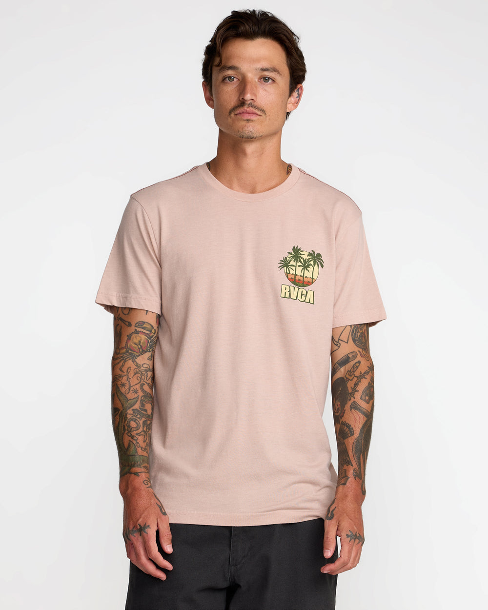 Aloha State Short Sleeve Tee - Pale Mauve