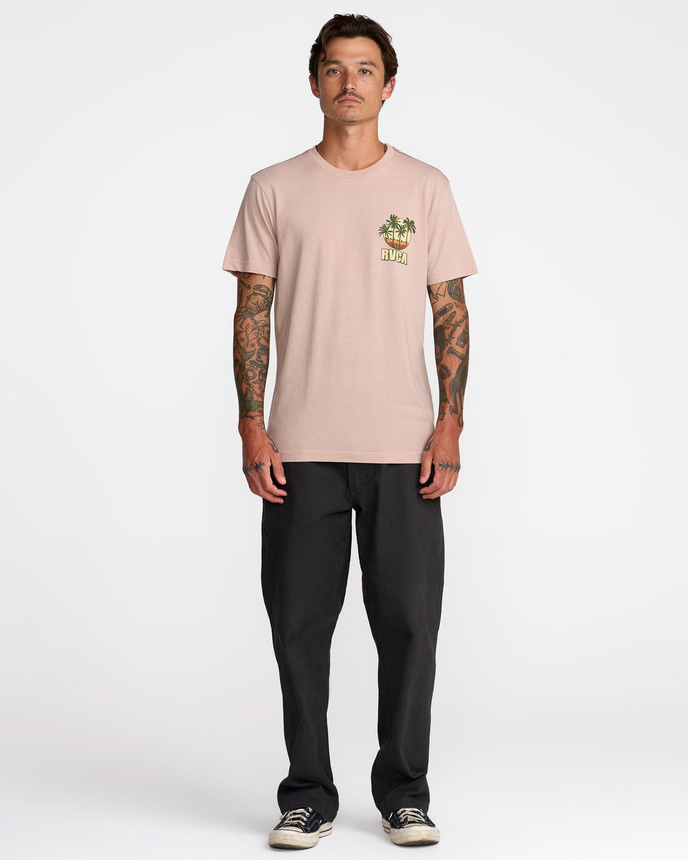 Aloha State Short Sleeve Tee - Pale Mauve