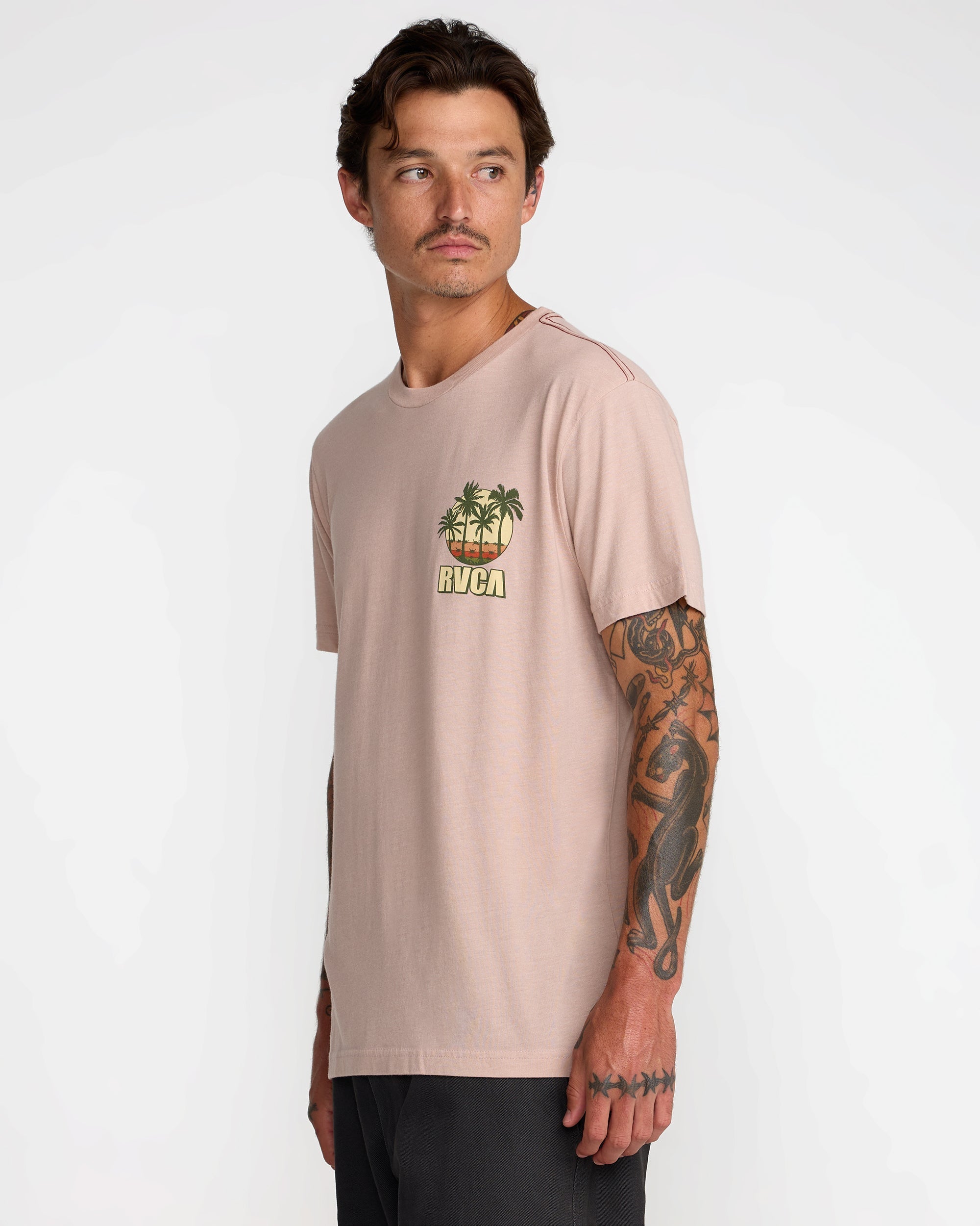 Aloha State Short Sleeve Tee - Pale Mauve