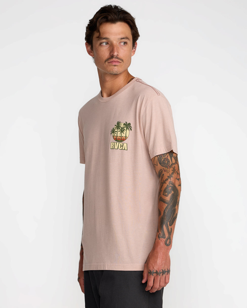 Aloha State Short Sleeve Tee - Pale Mauve