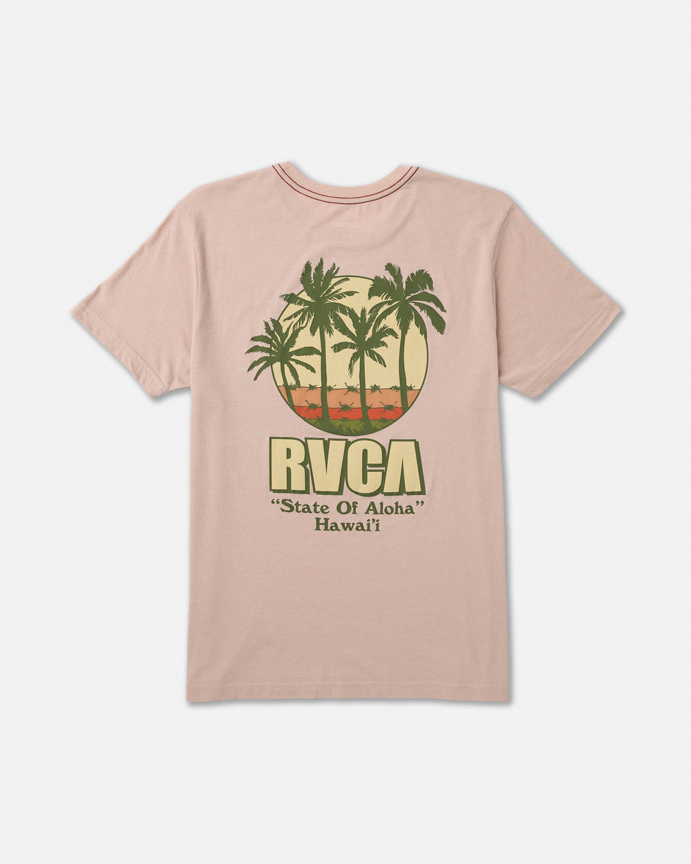 Aloha State Short Sleeve Tee - Pale Mauve