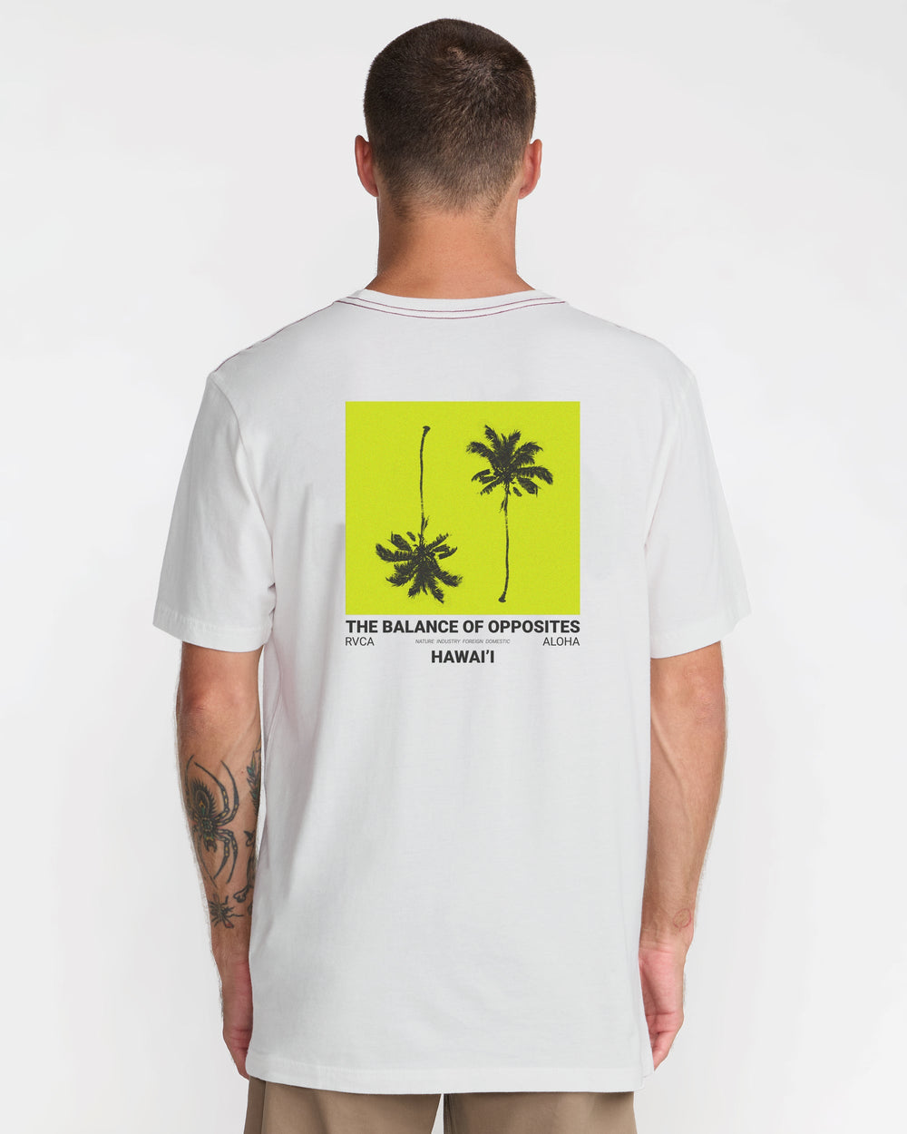 Balance Palms Tee - Antique White