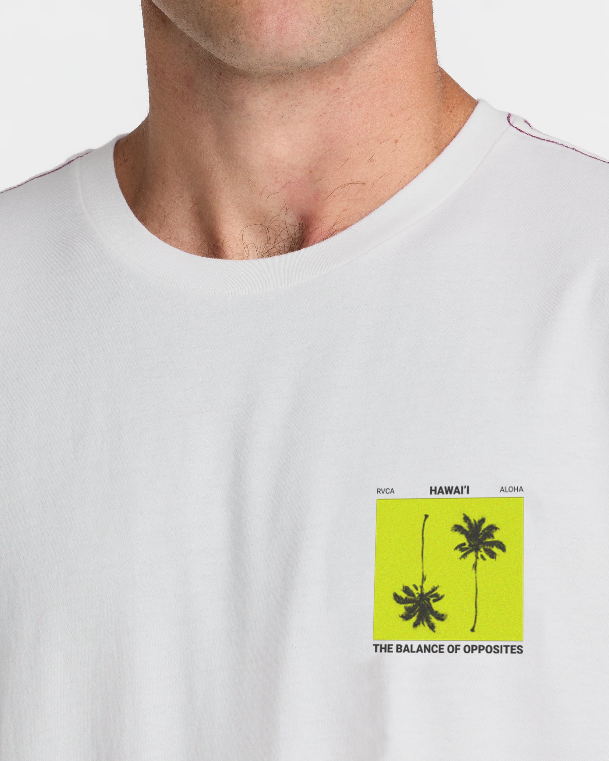 Balance Palms Tee - Antique White