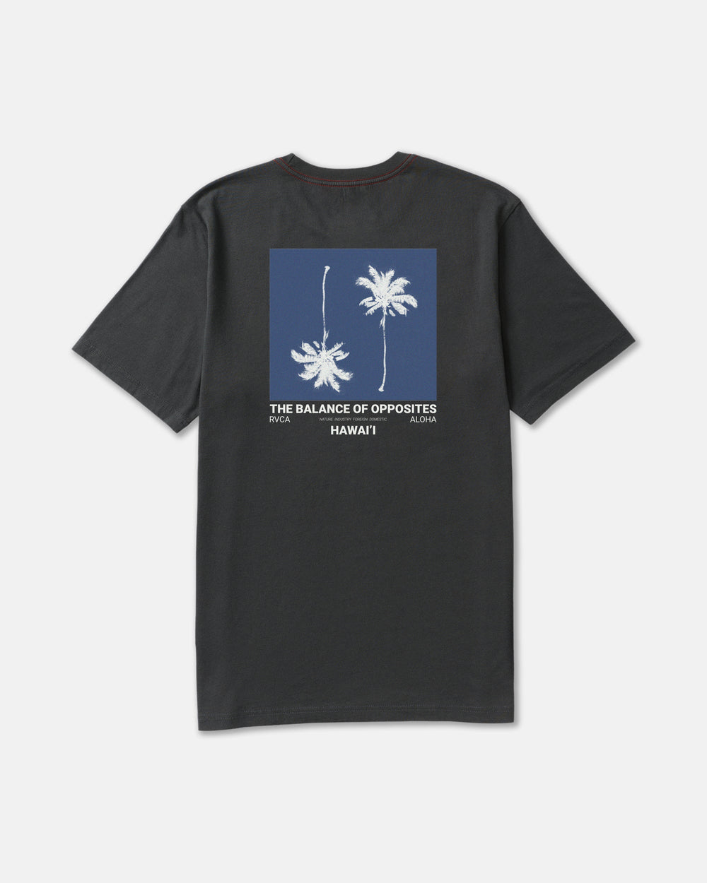 Balance Palms Tee - Pirate Black