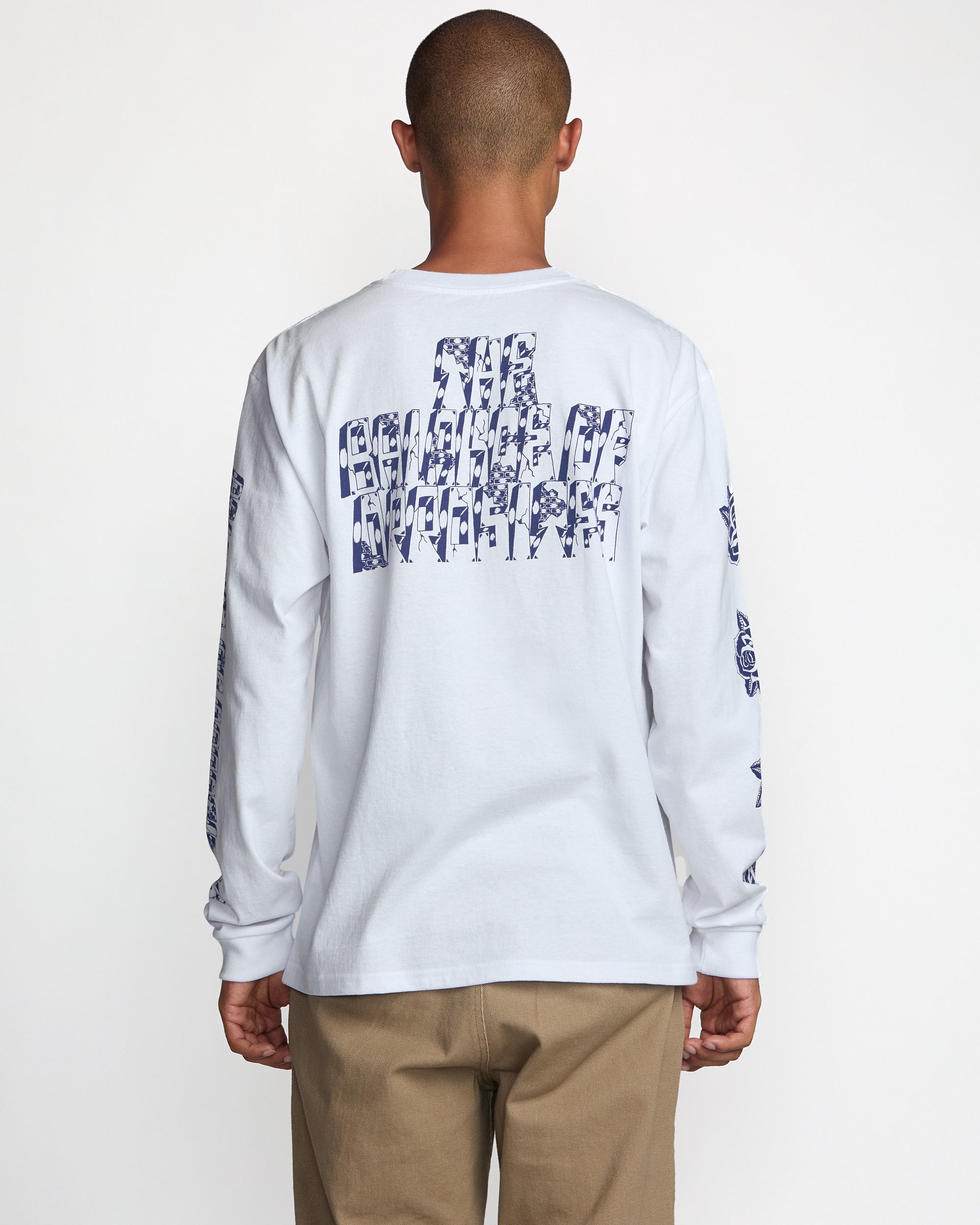 Barbarosa Long Sleeve Tee - White