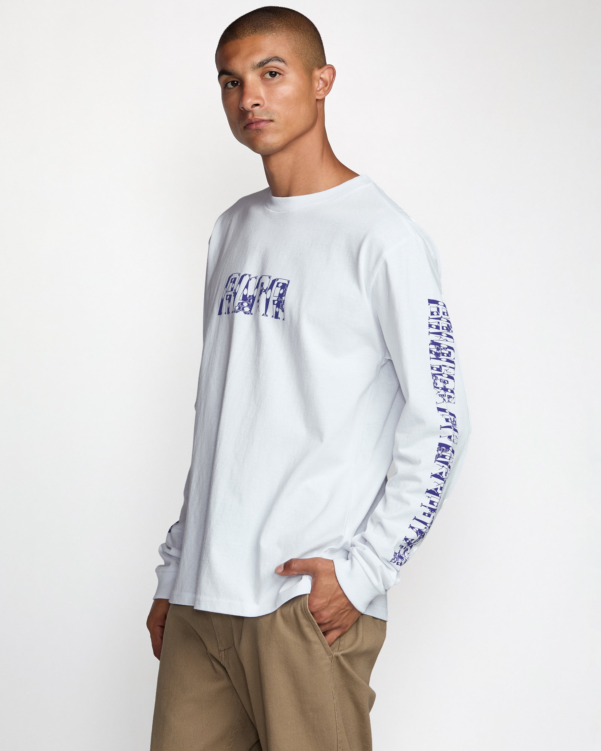 Barbarosa Long Sleeve Tee - White