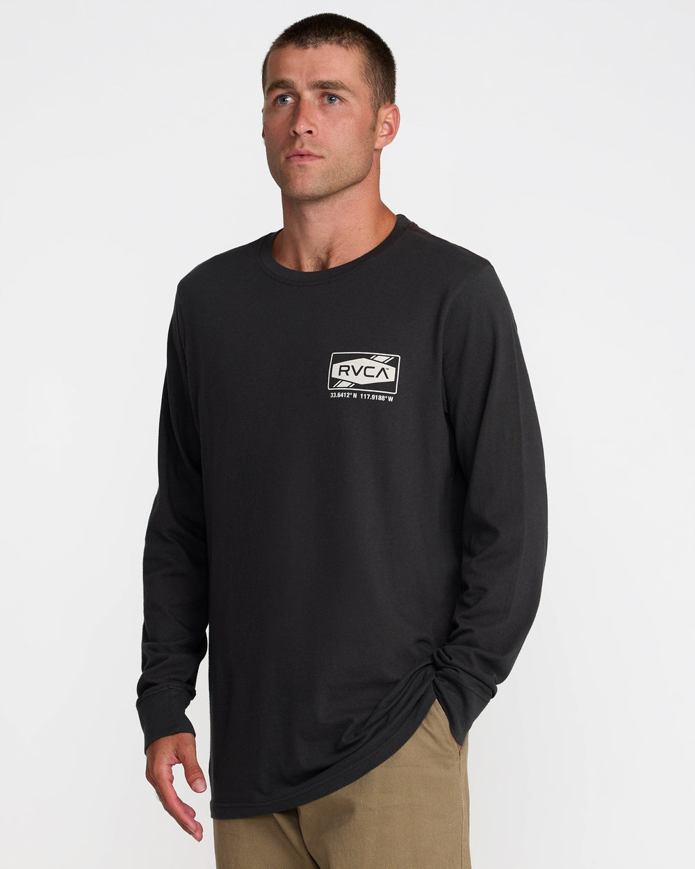 Deep Dive Long Sleeve Tee - Pirate Black