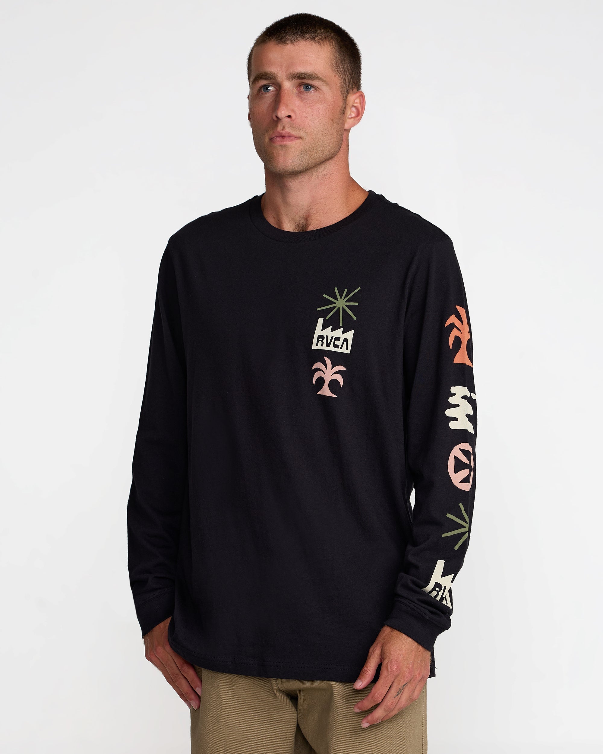 Mirage Long Sleeve Tee - Black