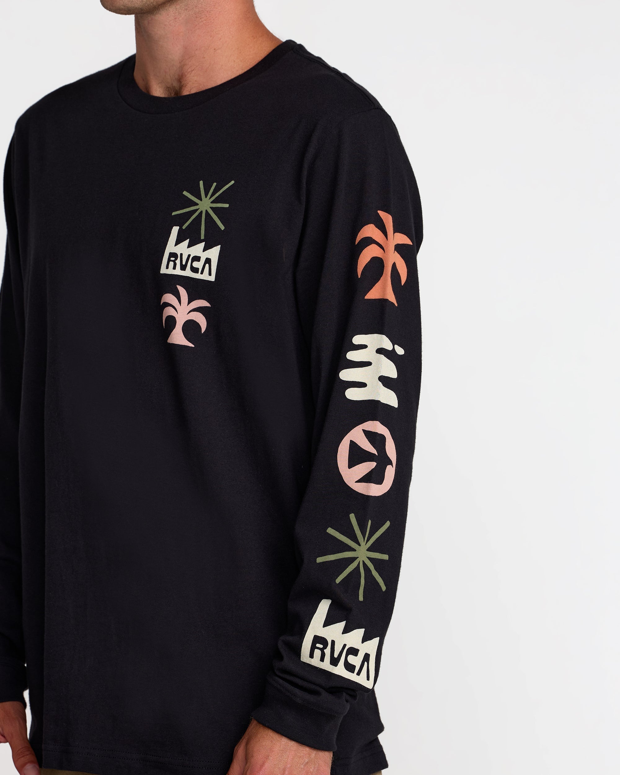Mirage Long Sleeve Tee - Black