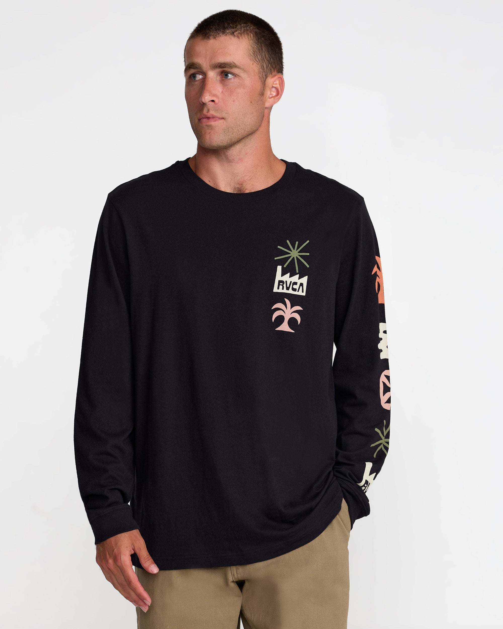Mirage Long Sleeve Tee - Black