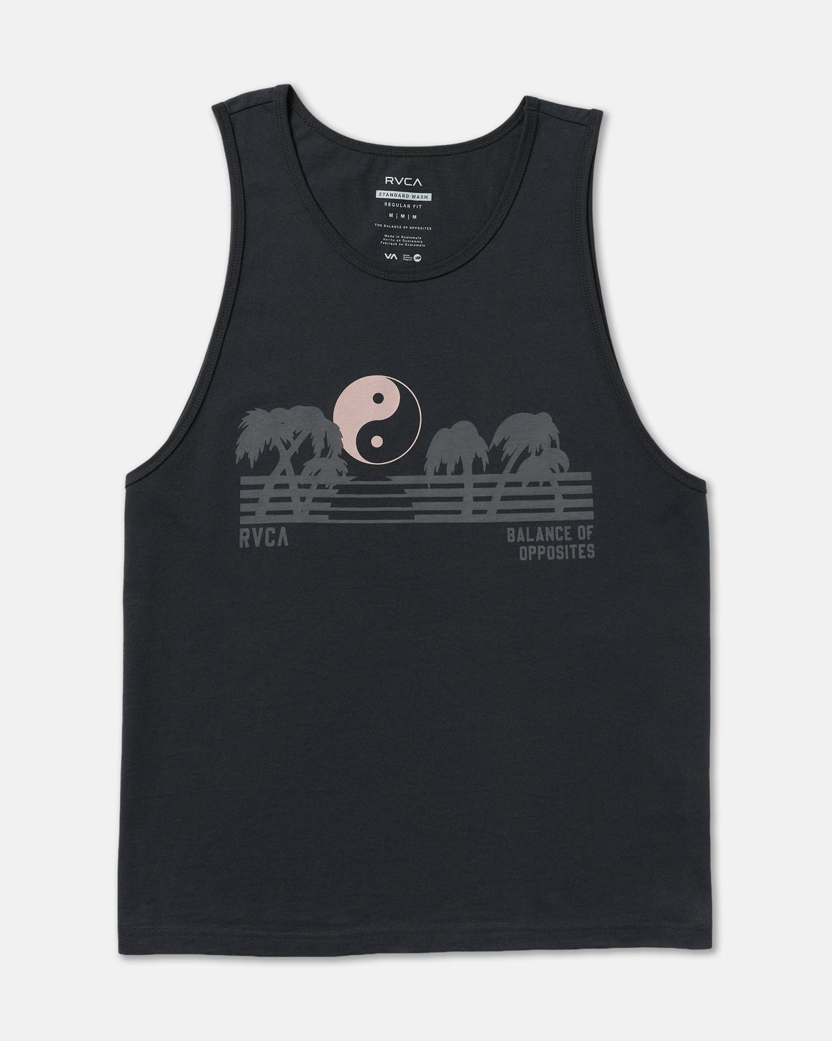 Balance Horizon Tank Top - Pirate Black