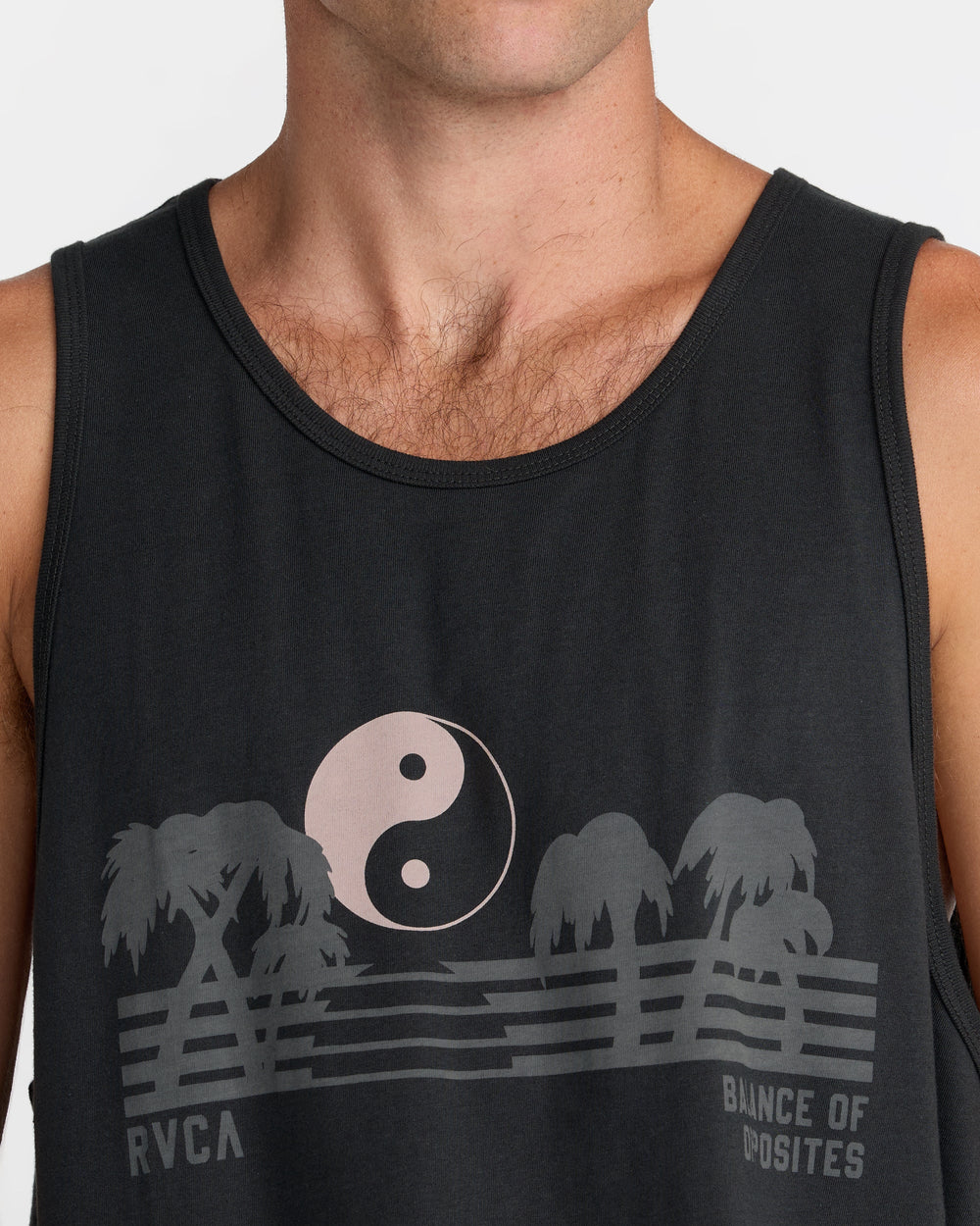 Balance Horizon Tank Top - Pirate Black