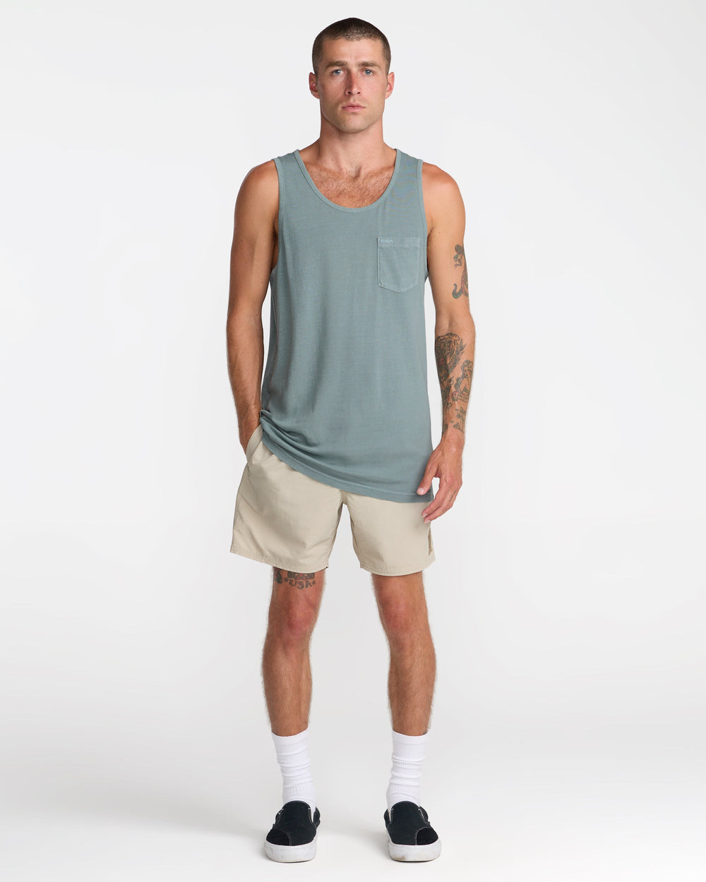PTC 2 Pigment Tank Top - Lead