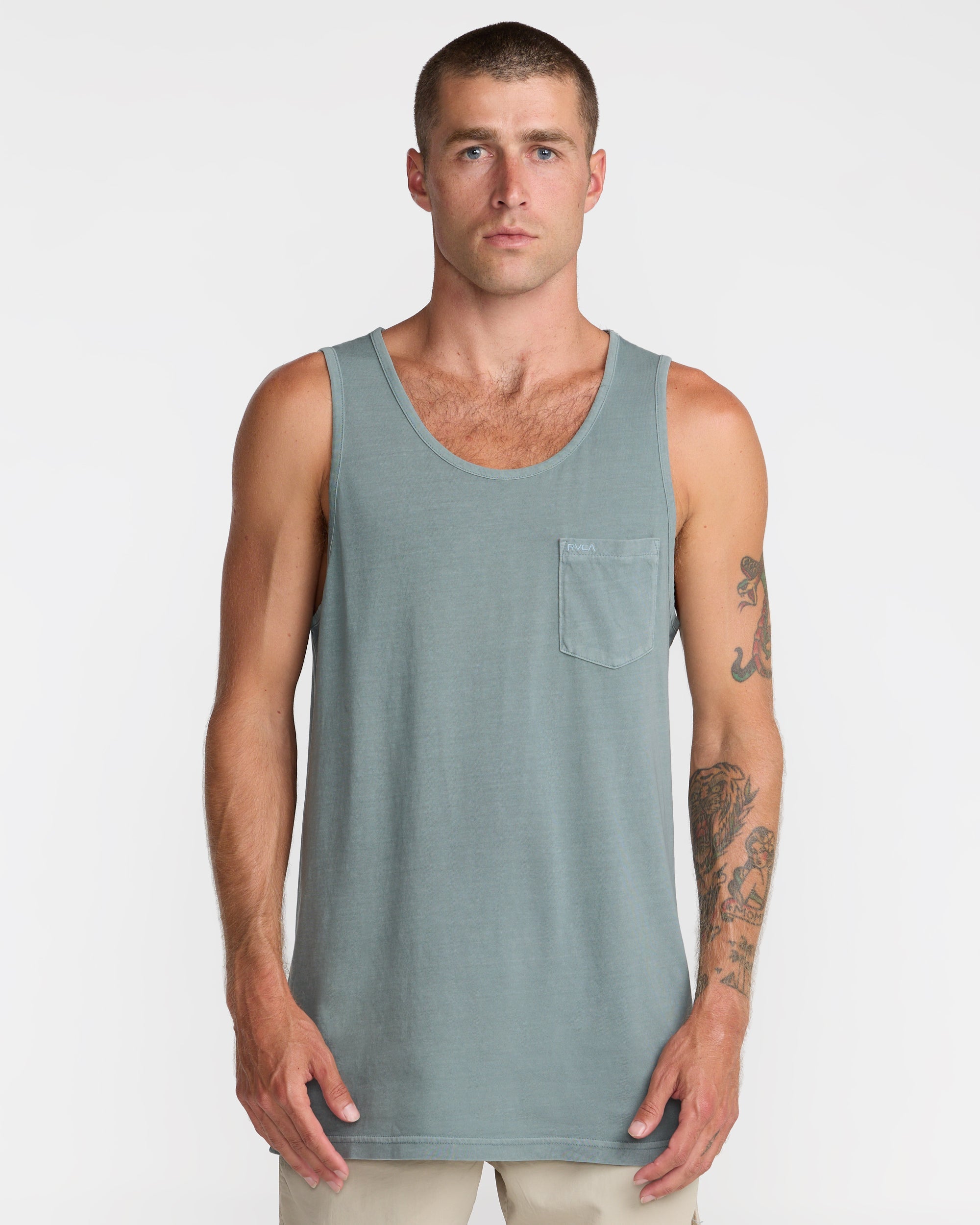 PTC 2 Pigment Tank Top - Lead