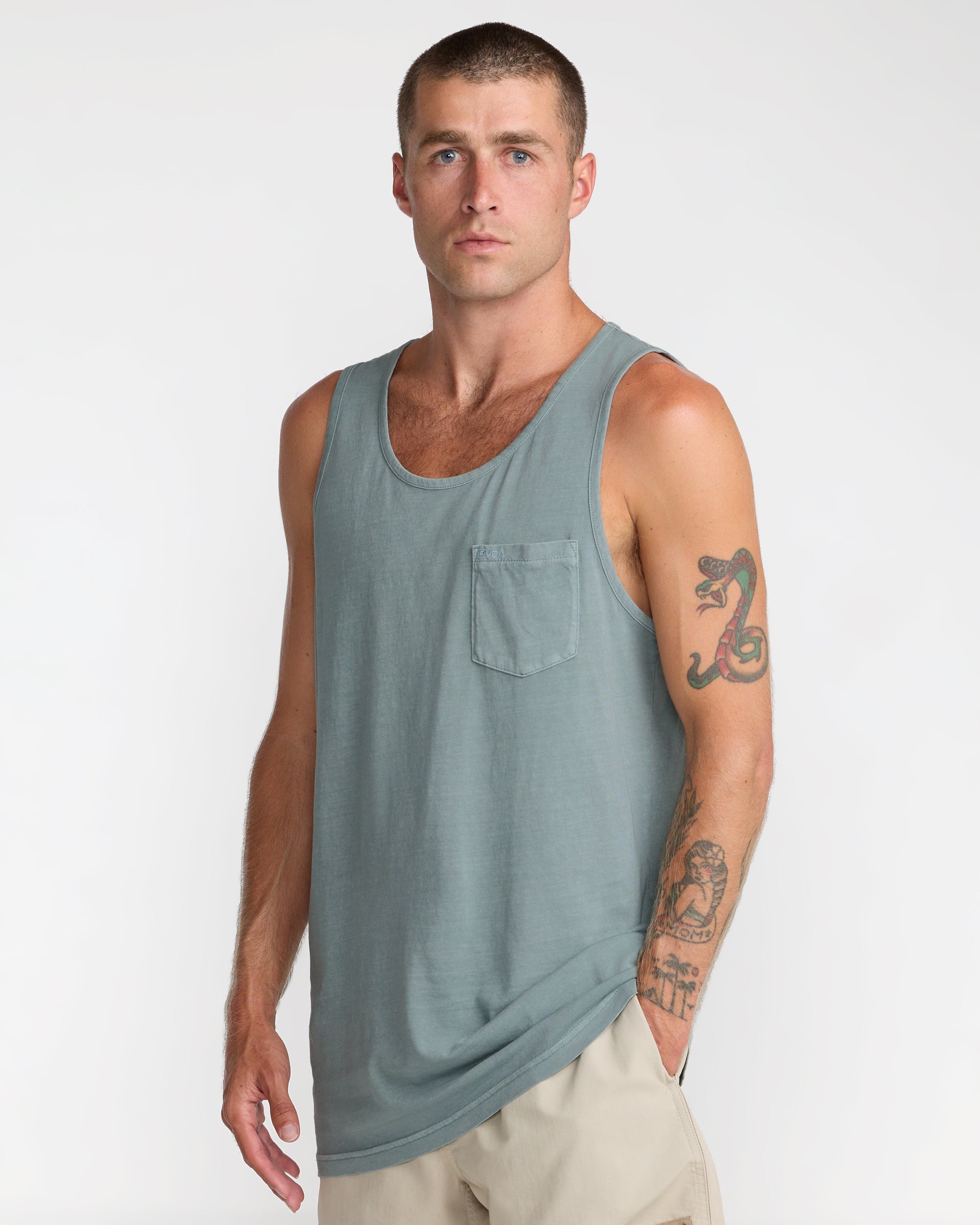 PTC 2 Pigment Tank Top - Lead