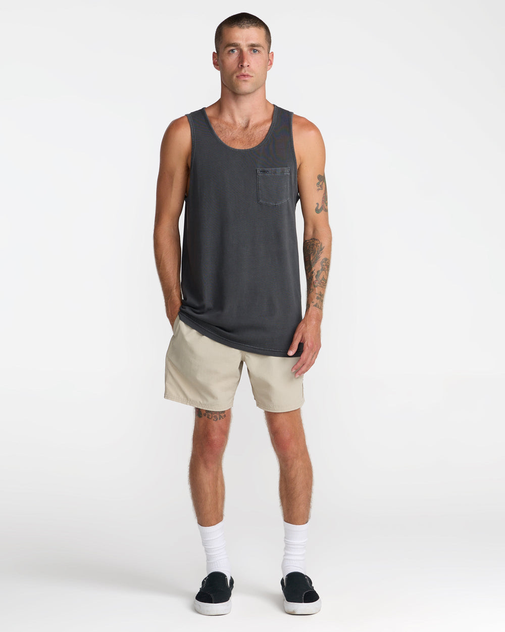 PTC 2 Pigment Tank Top - Pirate Black