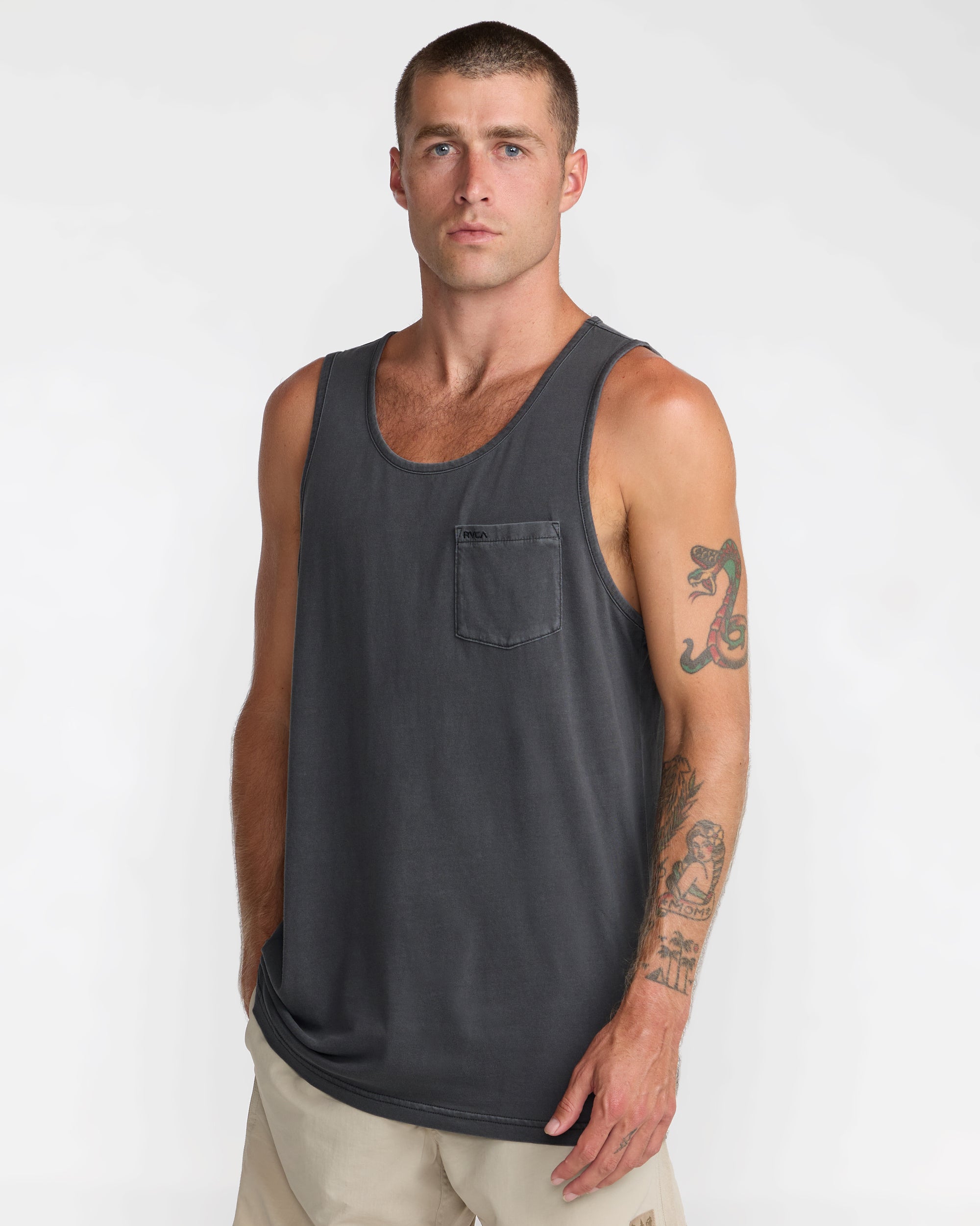 PTC 2 Pigment Tank Top - Pirate Black