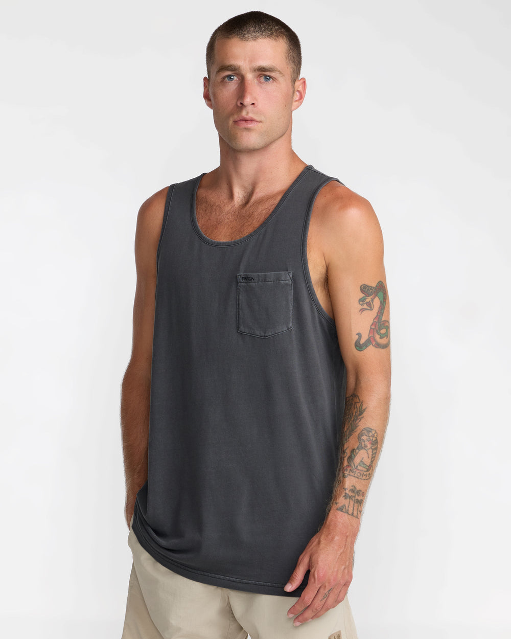 PTC 2 Pigment Tank Top - Pirate Black
