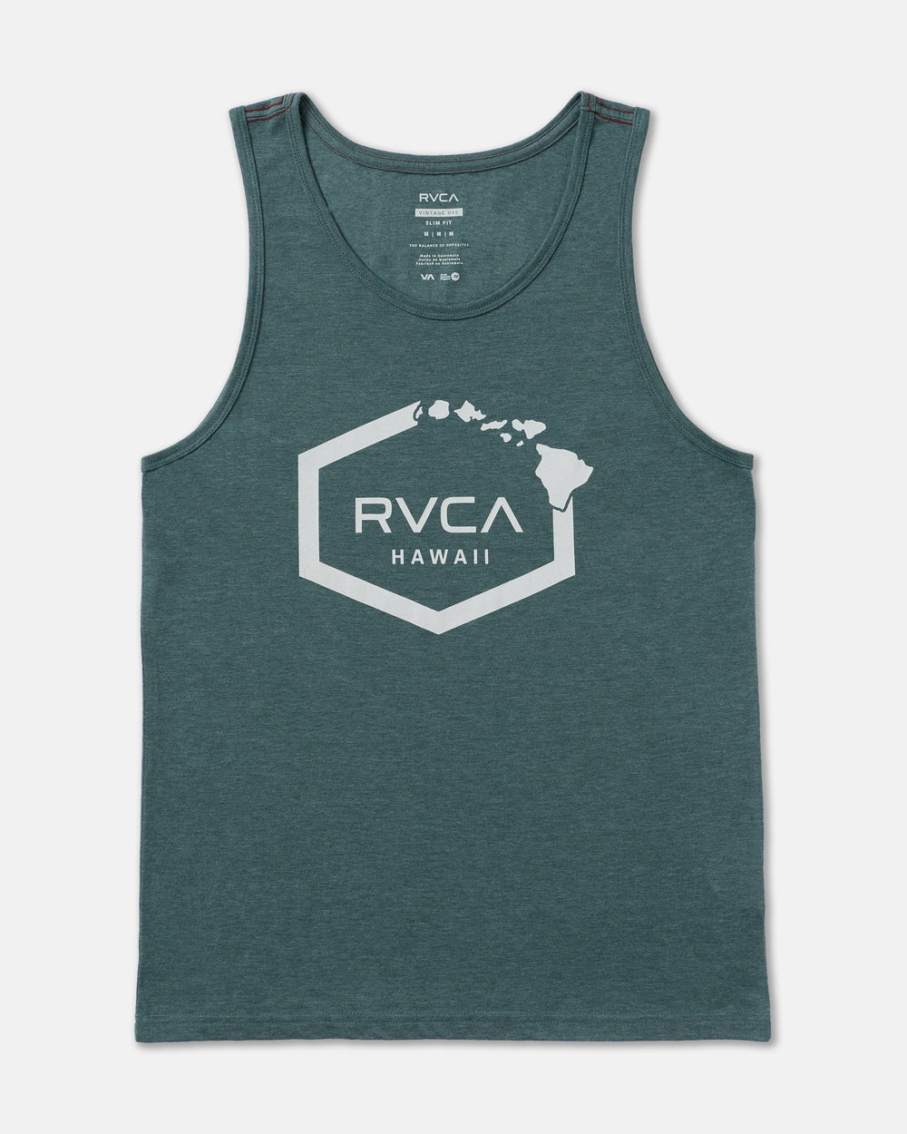 Island Hex Tank Top - Balsam Green
