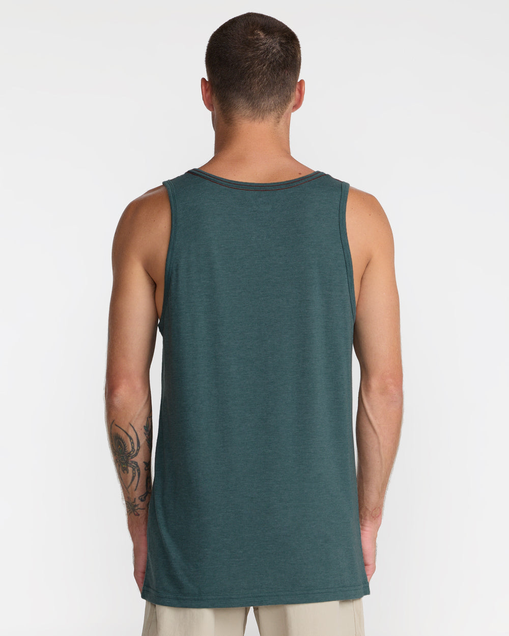 Island Hex Tank Top - Balsam Green